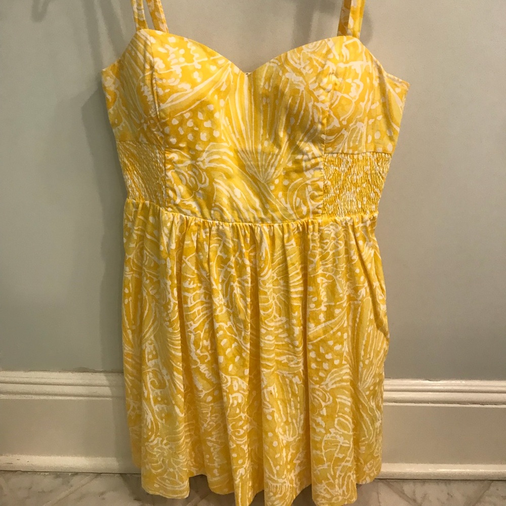 Lilly Pulitzer Yellow Sundress